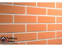 Клинкер Feldhaus terracotta liso терракота гладкая