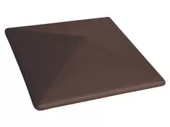 Клинкерный колпак для забора Коричневый (03) Natural brown